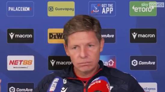 满面愁容！水晶宫主帅：若球队很成功我也不会在这，担心我们未来